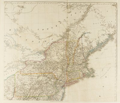 A Map of the United States of North America by Aaron Arrowsmith