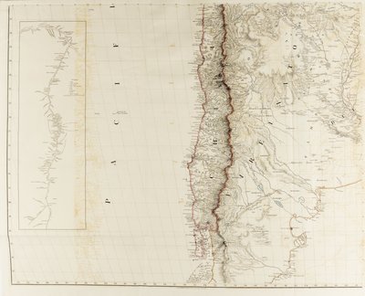 Outlines of the Physical and Political Divisions of South America by Aaron Arrowsmith