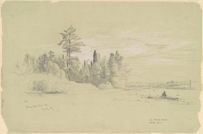 Cherry Lake, White Mountains by Aaron Draper Shattuck