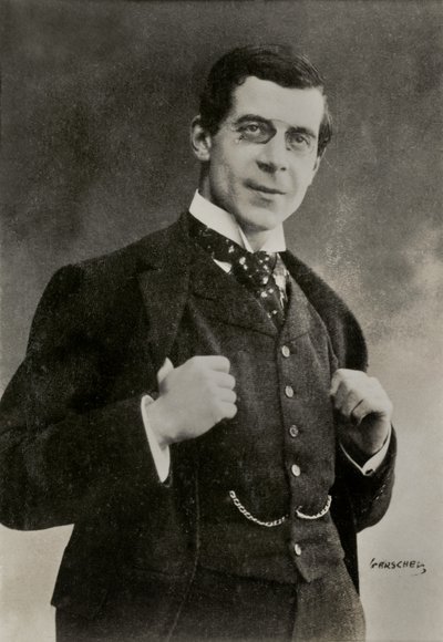 Portrait of the French artist Georges Berr by Aaron Gerschel