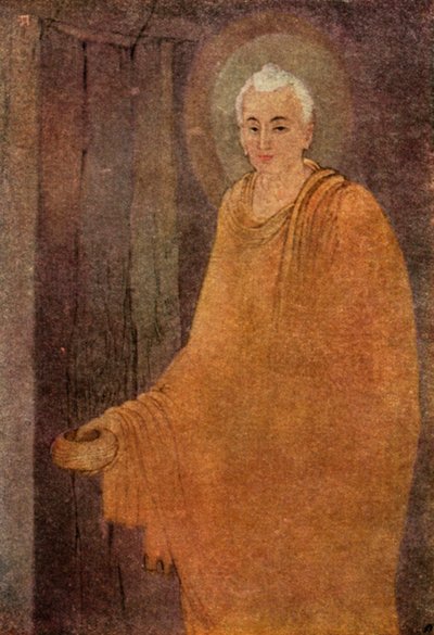 Buddha as Mendicant by Abanindranath Tagore