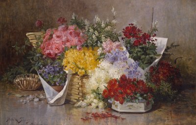 Floral Still Life by Abbott Fuller Graves
