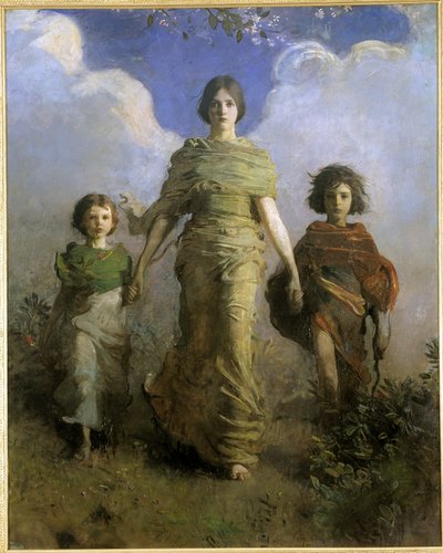 A Virgin by Abbott Handerson Thayer