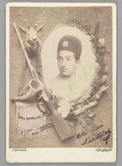 Official Royal Portrait of Prince Nosratollah, 1899 by Abdullah Qajar