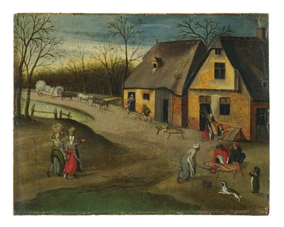 Autumn or Farm Work by Abel Grimmer