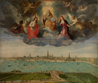 Antwerp and the Vlaams Hoofd in 1600, c.1600 by Abel Grimmer or Grimer