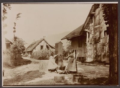 Aix les Bains - near the great port, 27 June 1902 by Abel Marie Nicolas Boulineau
