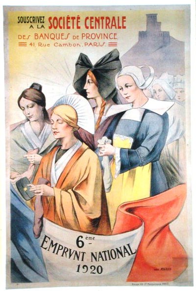 Poster Advertising the Sixth National Loan by Abel Mignon