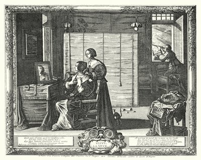 La Toilette by Abraham (after) Bosse