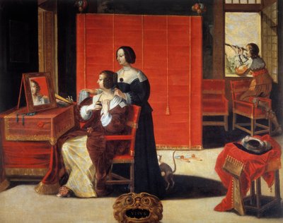 The Five Senses: The View by Abraham (after) Bosse