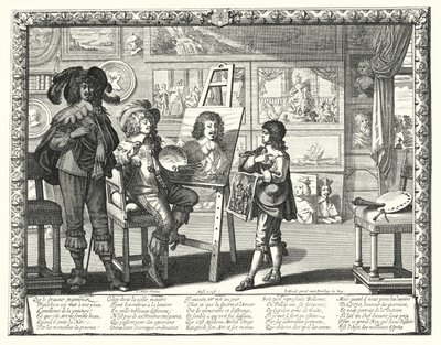 The Noble Painter by Abraham (after) Bosse