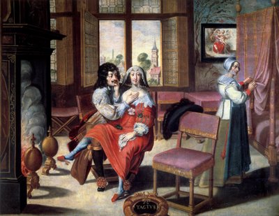 The Five Senses: Touch by Abraham (after) Bosse