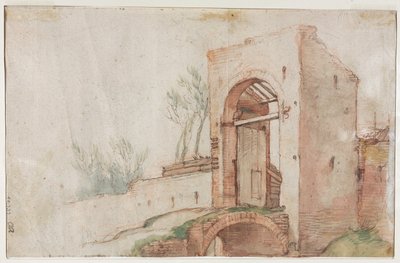 Bridge and Gate by Abraham Bloemaert