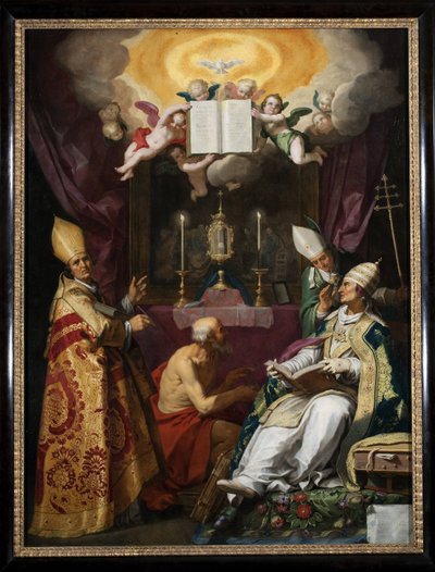 The Four Fathers of the Church by Abraham Bloemaert