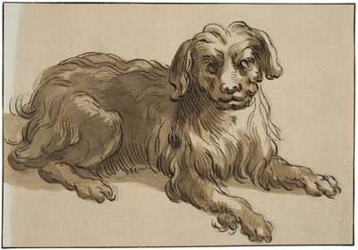 Long-Haired Dog by Abraham Bloemaert