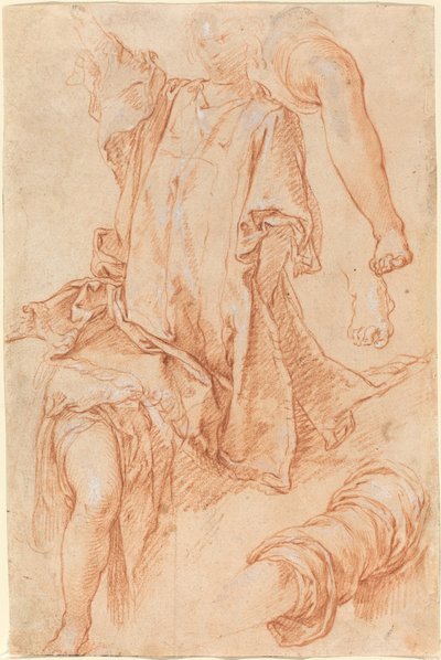 Studies of Legs and Drapery by Abraham Bloemaert