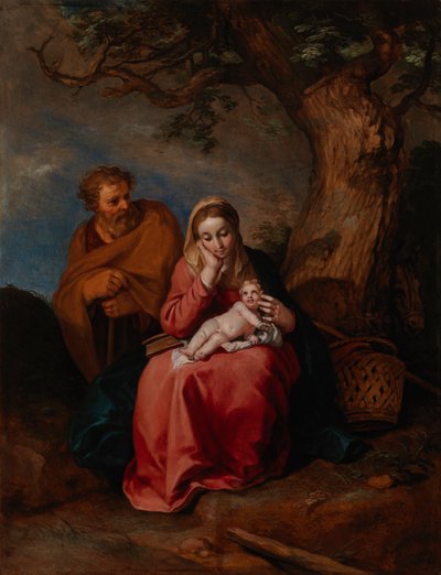 The Rest on the Flight into Egypt by Abraham Bloemaert