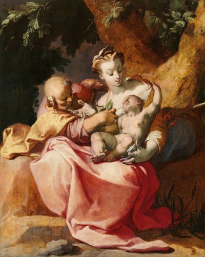 The Rest on the Flight into Egypt by Abraham Bloemaert