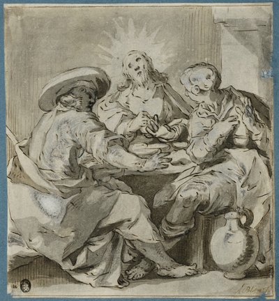 The Supper at Emmaus by Abraham Bloemaert
