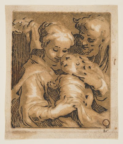The Virgin and Child with St. Joseph by Abraham Bloemaert
