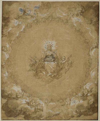 The Virgin in Glory by Abraham Bloemaert
