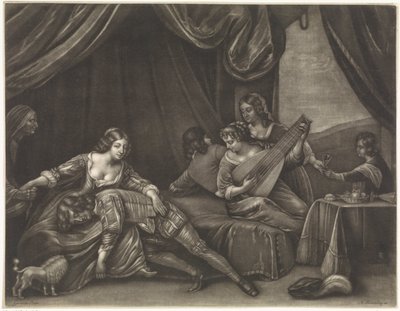 The Prodigal Son in the Brothel by Abraham Bloteling (possibly)