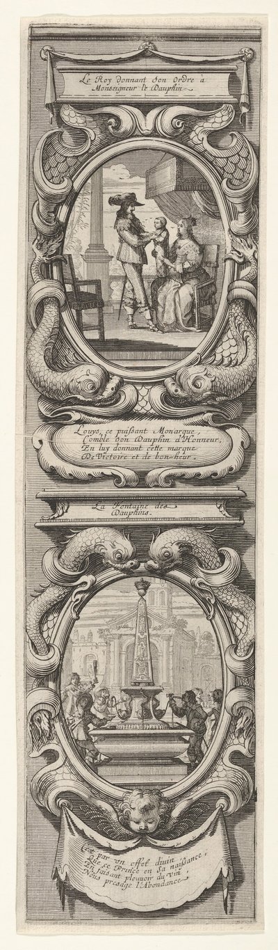 Allegories in Honor of the Birth of the Dauphin by Abraham Bosse