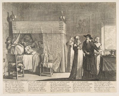 Death of the Rich Man by Abraham Bosse
