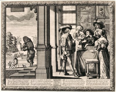 Departure of the Prodigal Son by Abraham Bosse