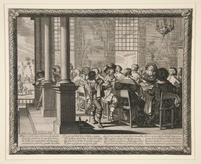 Feast in Honor of the Prodigal Son by Abraham Bosse