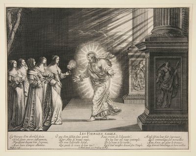 The Wise Virgins: The Foolish Virgins (6 of 7 prints in the series) by Abraham Bosse