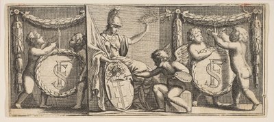 Minerva and the Arms of François Sublet de Noyers by Abraham Bosse