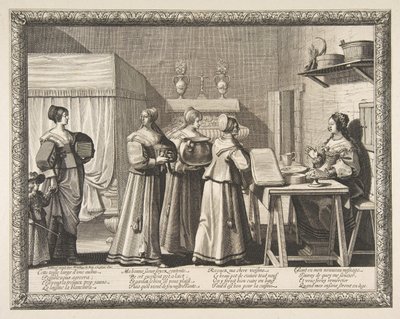 Presents Offered to the Bride, ca. 1633 by Abraham Bosse
