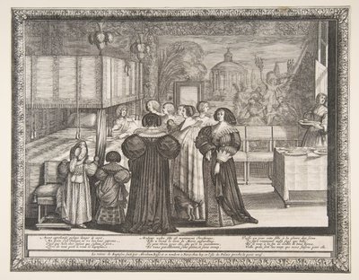 Return from the Christening by Abraham Bosse