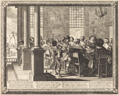 The Feast Celebrating the Return of the Prodigal Son by Abraham Bosse