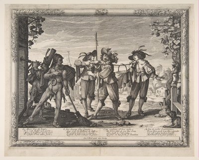The Hotpot Carried to the Newlyweds, or The Racket by Abraham Bosse