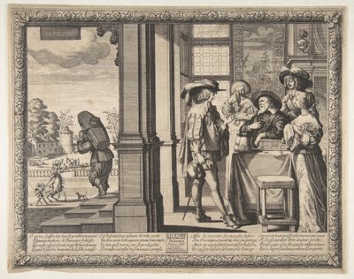 The Prodigal Son Leaves Home by Abraham Bosse