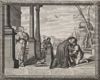 The Prodigal Son: The Return of the Prodigal by Abraham Bosse
