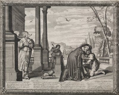 The Prodigal Son: The Return of the Prodigal by Abraham Bosse