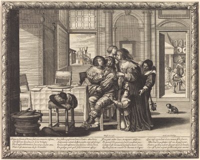 The Prodigal Son in a House of Ill-Repute by Abraham Bosse