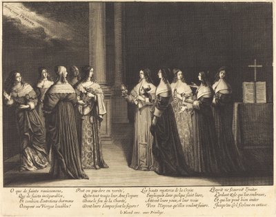 The Wise and Foolish Virgins Together by Abraham Bosse
