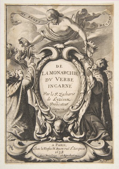 Title-page: De la Monarchie du Verbe incarnate by Abraham Bosse
