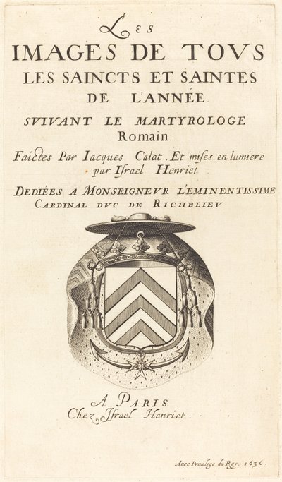Title Page for Callot