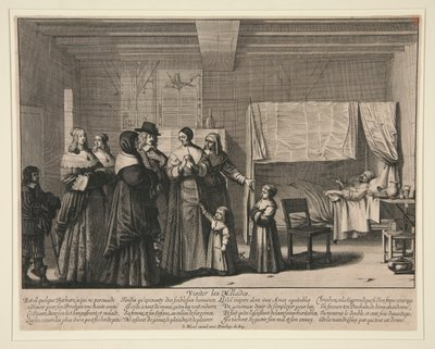 Visiting the Sick, from Seven Works of Mercy by Abraham Bosse