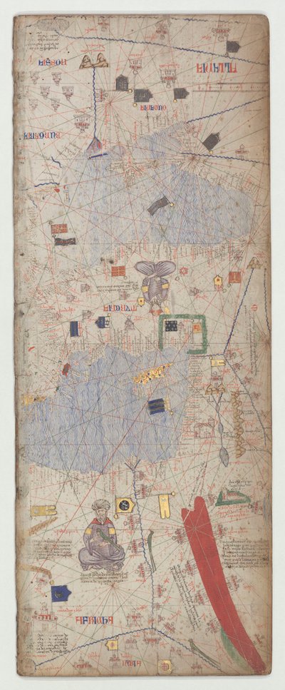 Catalan Atlas, Sheet 8 by Abraham Cresques