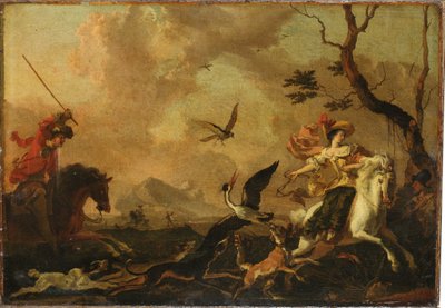 A Falconry Party by Abraham Danielsz. Hondius