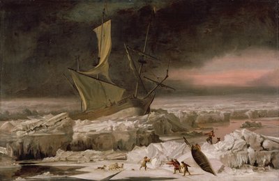 Arctic Adventure, or A Ship in Distress off Greenland, c.1677 by Abraham Danielsz. Hondius