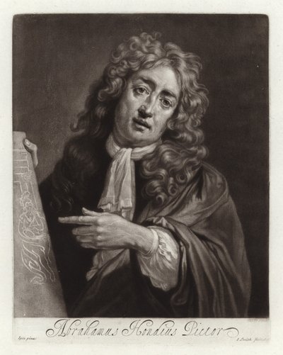 Portrait of Abraham Hondius by Abraham Danielsz. Hondius