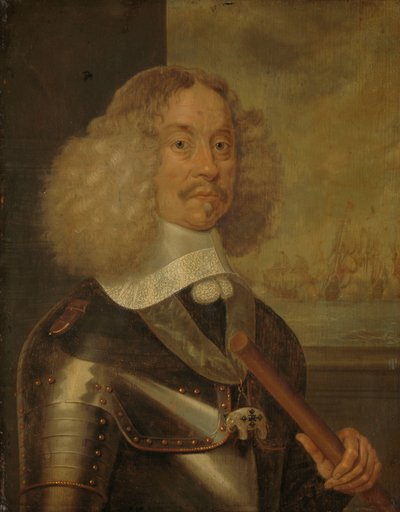Portrait of Jacob Baron van Wassenaer, Lord of Obdam, Lieutenant-Admiral of Holland and West-Friesland by Abraham Evertsz. van Westerveld