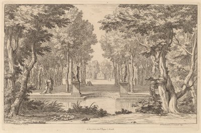The Two Statues by Abraham Genoels II after Adam Frans van der Meulen